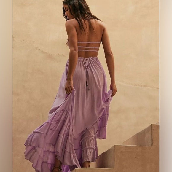 Free People Lavender Maxi Dress - Picture 3 of 10